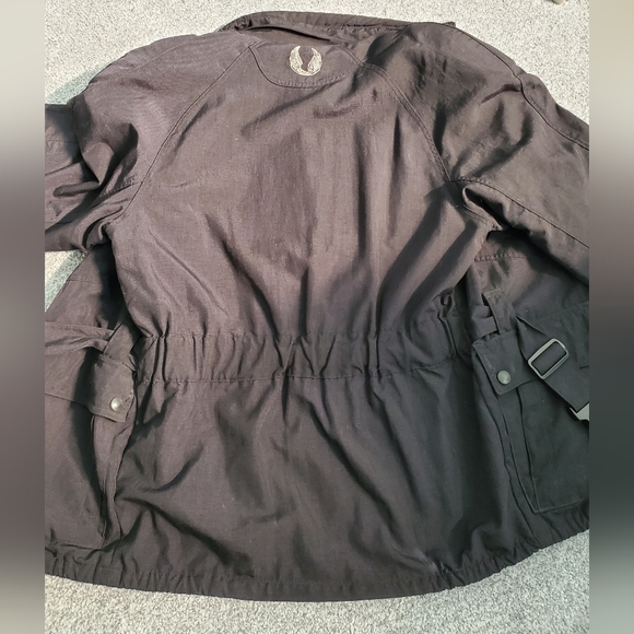 Belstaff Vintage Cordura Nylon Jacket w/ Back Armor Waterproof - Picture 13 of 16